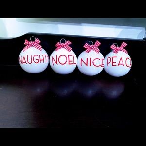 Please look at all pics. Handmade ornaments, premade or personalized by you!